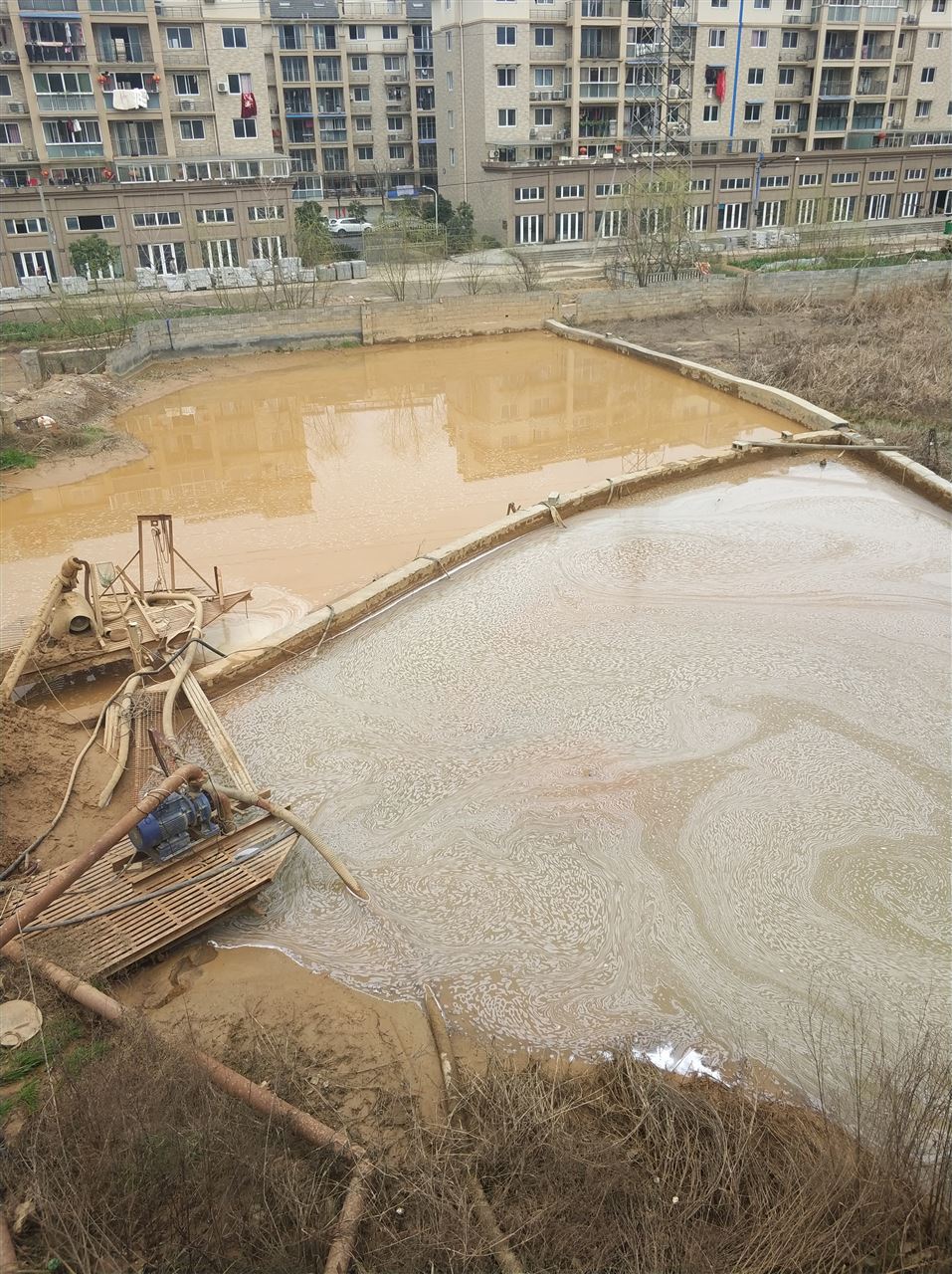 扶余沉淀池淤泥清理-厂区废水池淤泥清淤